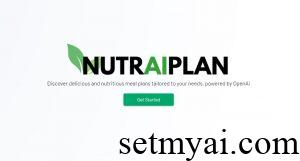 NutraiPlan Homepage