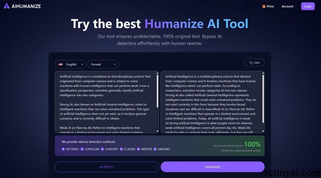 AI Humanize Result