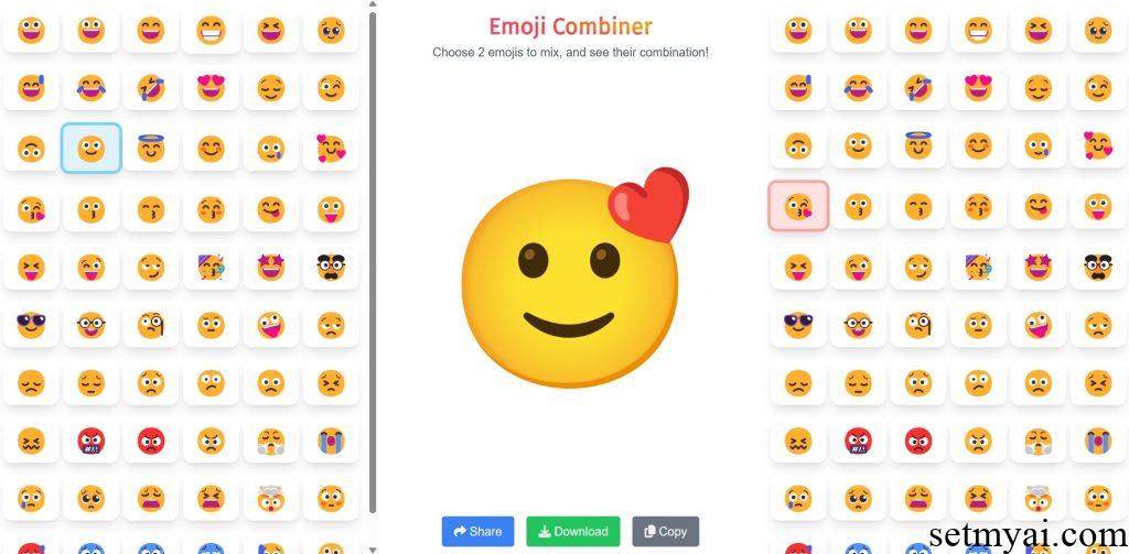 Emoji Combiner Result