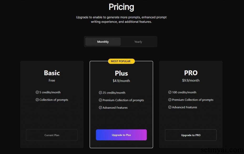 PromptVibes Pricing