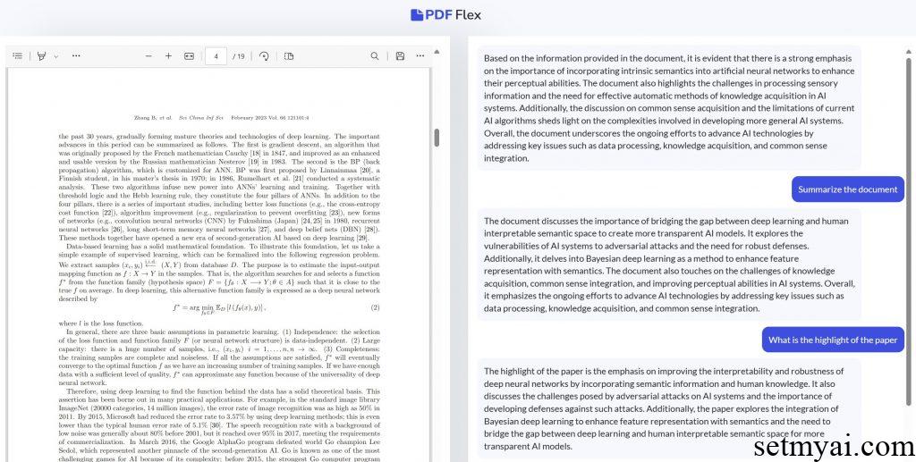 PDF Flex Chat