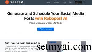 Robopost AI Homepage
