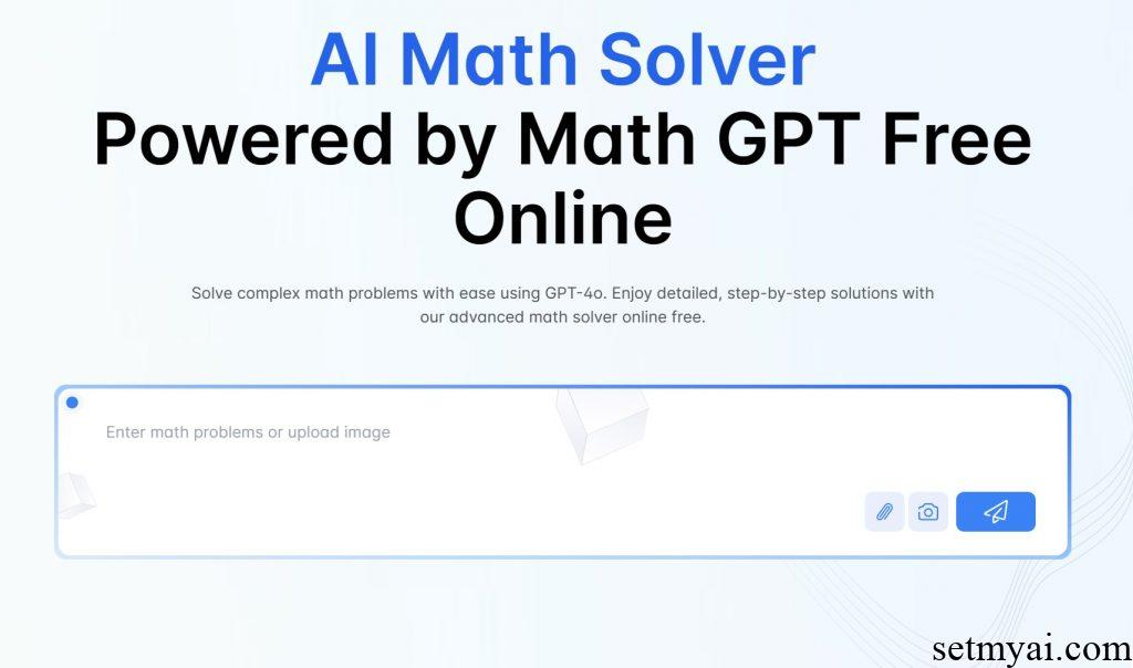 AI Math Solver Homepage