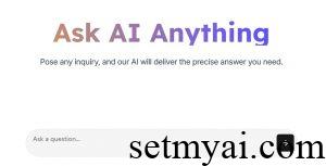 Ask AI Anything Homepage