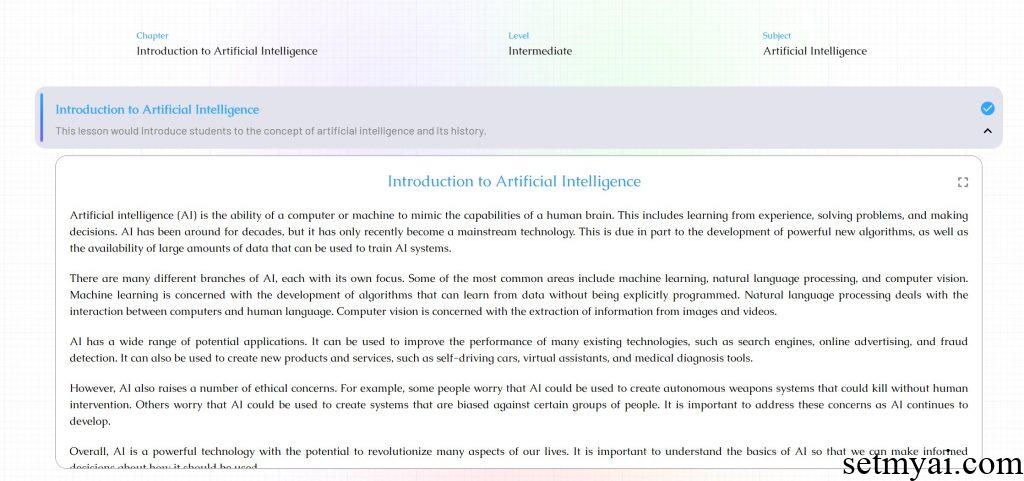 Foxus AI Result