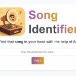 Song Identifier Homepage