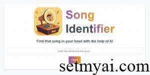 Song Identifier Homepage