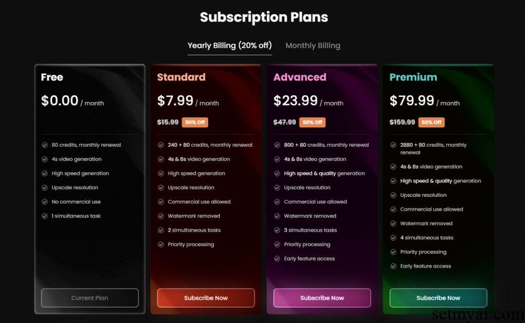 Vidu Studio Pricing