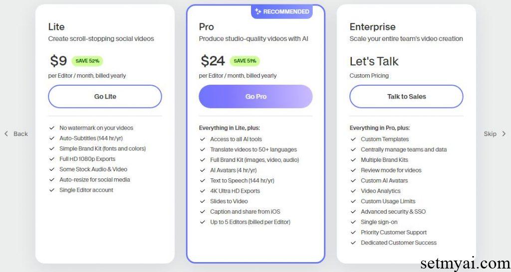 Veed Pricing