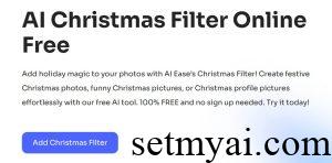 AI Christmas Filter Homepage