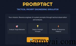 Promptact Homepage