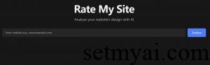 Rate My Site Homepage