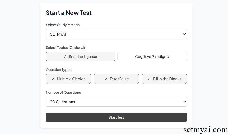 SyncStudy Settings