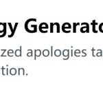 AI Apology Generator Homepage