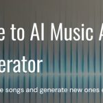 AI Music Analyst and Generator Homepage