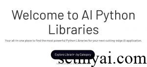 AI Python Libraries Homepage