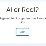 AI or Real Homepage