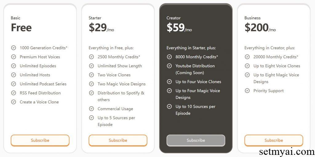 JellyPod Pricing