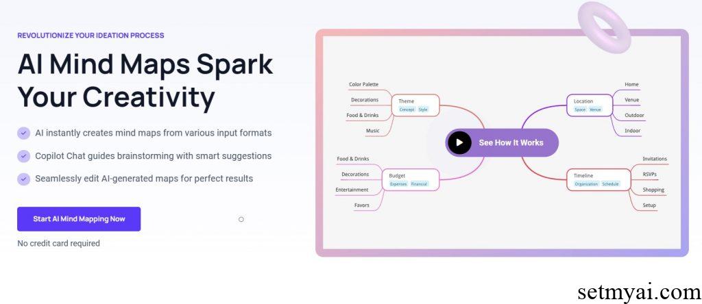 MindMap AI Homepage