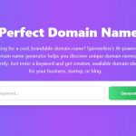 AI Domain Name Generator Homepage