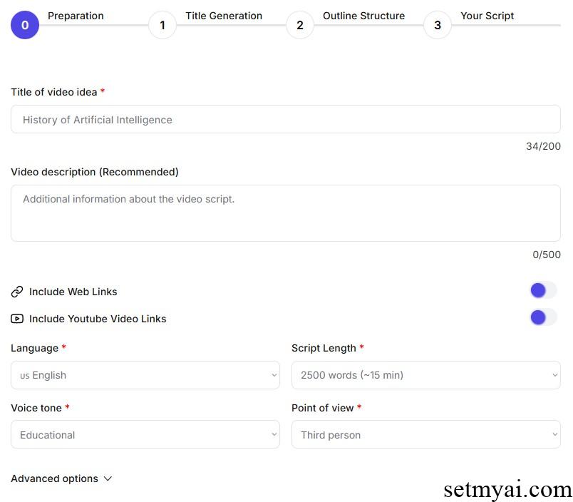 AutoScripter AI Settings