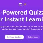 Quizz Light Year Homepage