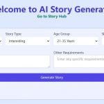 AI Story Generator Homepage